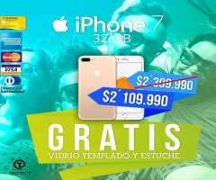 Iphone 7 32gb&#x2f;128gb 7 plus 4g GRATIS Estuche y Vidrio templado,Nuevo,Libre,Garantía,Fact
