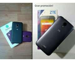 Gran Promoción  Motorola 4g Play  Zte