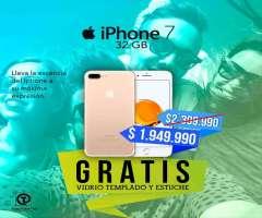 Iphone 7 32gb 128gb Plus 4g lte GRATIS Estuche y Vidrio templado,Nuevo,Libre,Garantía,Factura