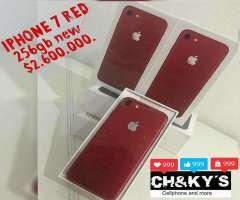 iPhone 7 Rojo 256 Nuevo