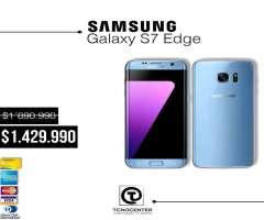 Samsung Galaxy S7 Edge GRATIS ESTUCHE Y PROTECTOR PANTALLA nuevo, original, garantia Samsung, factur