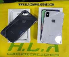 I Phone X 64Gb Nuevos Factura Garantía Apple GRATIS SILICON CASE Domicilio Sin Costo HLA...