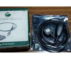 Cable USB de datos DCU11 para celulares Sony Ericsson Z800 K600 J300 T20 T60 V800 K500 R600 Z10...