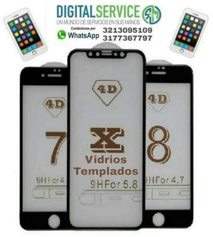 Vidrio Templado 5d para iPhone Samsung Vidrio Templado 5d para iPhone Samsung
