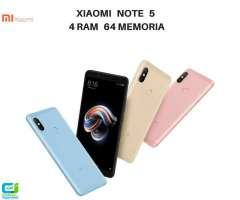 Xiaomi Note 5,4 Ram 64 Memoria,Vidrio Y Estuche,Nuevos Originales Factura Legal Domicilios En Bogota