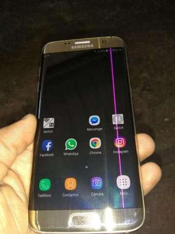 Samsung S7 Edge con Fisura Samsung S7 Edge con Fisura
