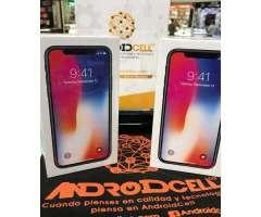 iPhone X 64Gb nuevos libres con garantía, factura para registro domicilio sin costo en Bogota