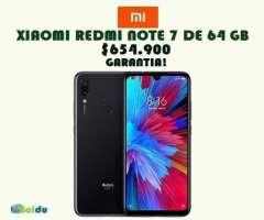 XIAOMI NOTE 7 DE 64 GB, NUEVOS, FACTURA, GARANTÍA, DOMICILIO INMEDIATO SIN COSTO, TIENDA...