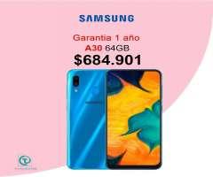 Samsung Galaxy A30 64gb, Garantia 1 año Samsung, Nuevos, sellados, Factura, Somos Tienda...
