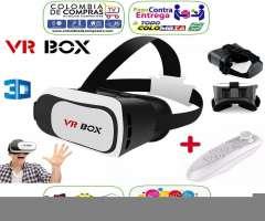 Gafas 3D VR BOX 2da. Generación Realidad Virtual Control Juegos Bluetooth, Nuevas, Origi...