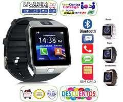 Reloj Inteligente Tipo Gear 2 Homologado Smartwatch Cámara, SimCard, microSD, Bluetooth,...