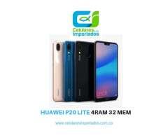 Huawei P20 Lite 4 Ram Nuevos Factura Legal Garantia Obsequio Vidrio,Domicilios en Bogota