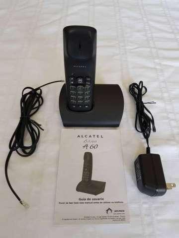 TelÃ©fono Negro InalÃ¡mbrico Alcatel A60 Biloba 6.0ghz Iluminado